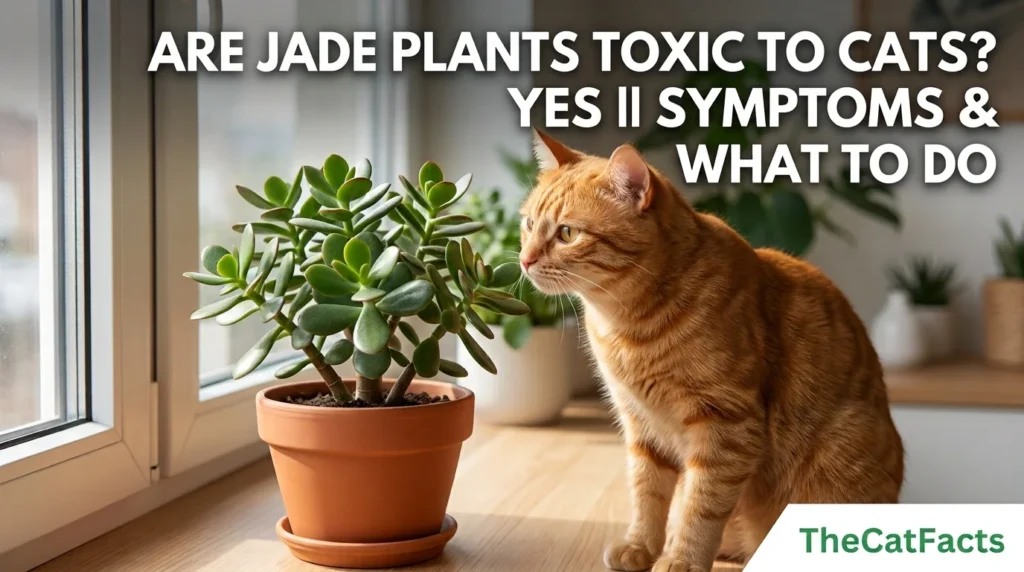 Are Jade Plants Toxic to Cats? Yes | Symptoms & What to Do