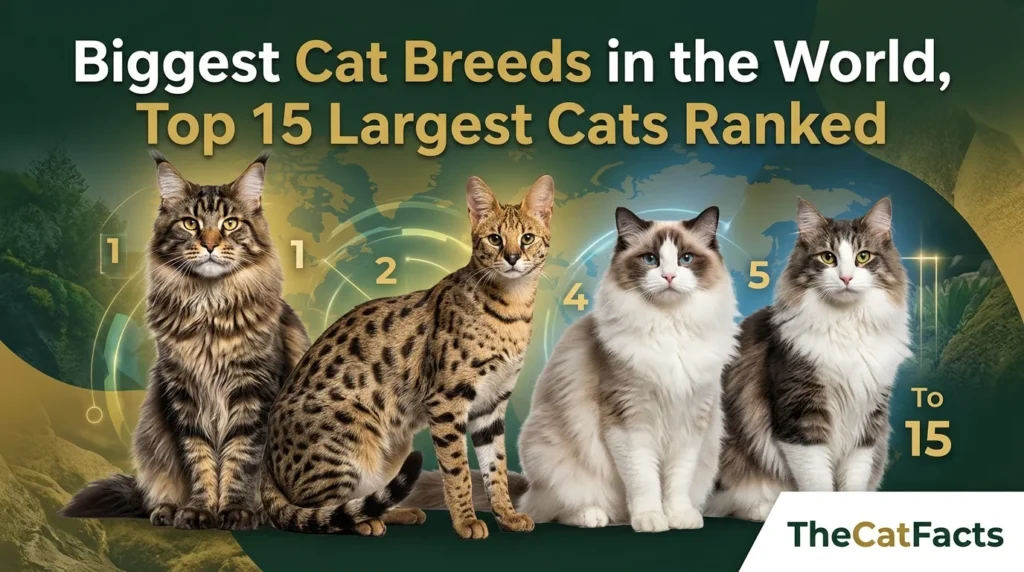 Biggest Cat Breeds in the World, Top 15 Largest Cats Ranked