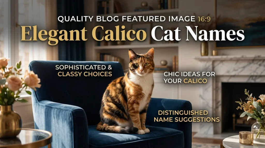Elegant Calico Cat Names