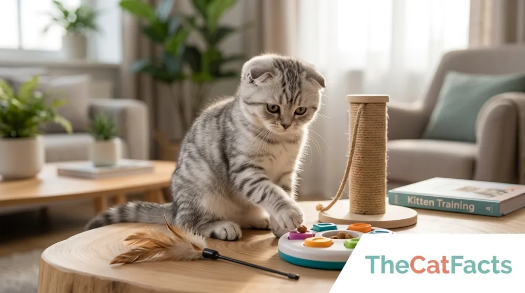 Scottish Fold Kitten Behavior & Training Guide