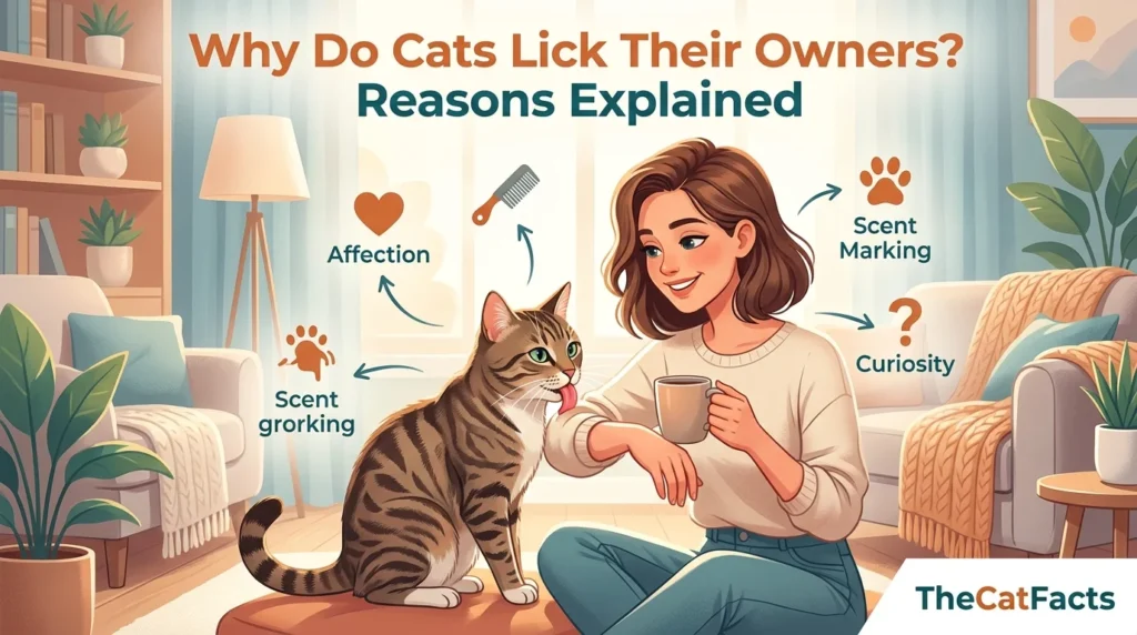 Why Do Cats Lick Their Owners