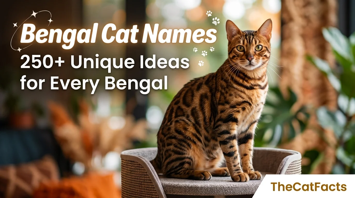 Bengal Cat Names: 250+ Unique Ideas for Every Bengal