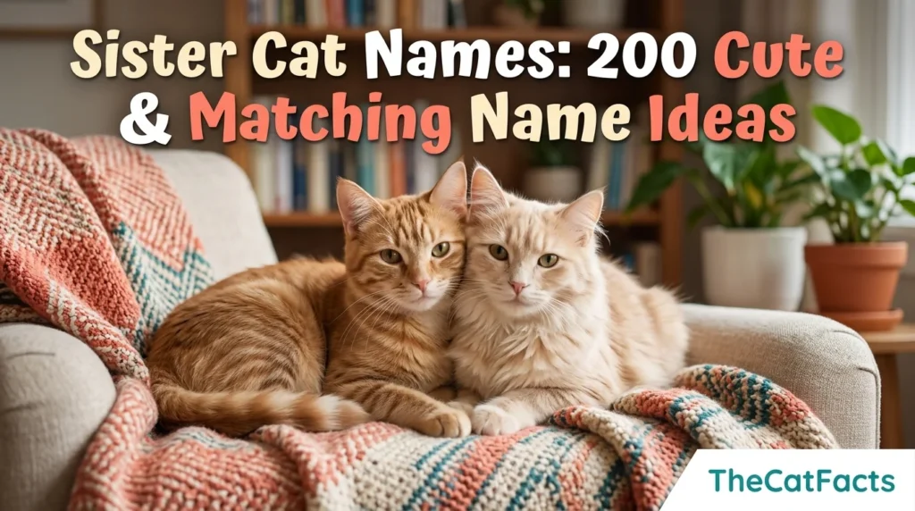 Sister Cat Names: 200 Cute & Matching Name Ideas