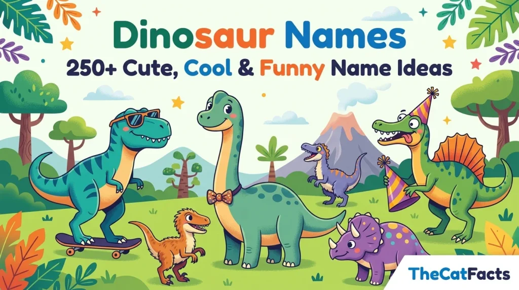 Dinosaur Names: 250+ Cute, Cool & Funny Name Ideas