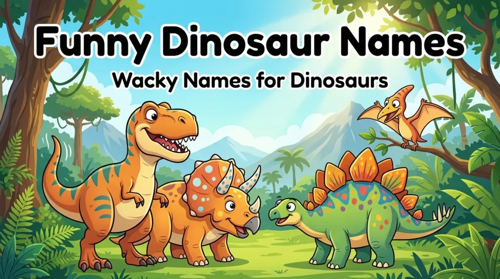 Funny Dinosaur Names