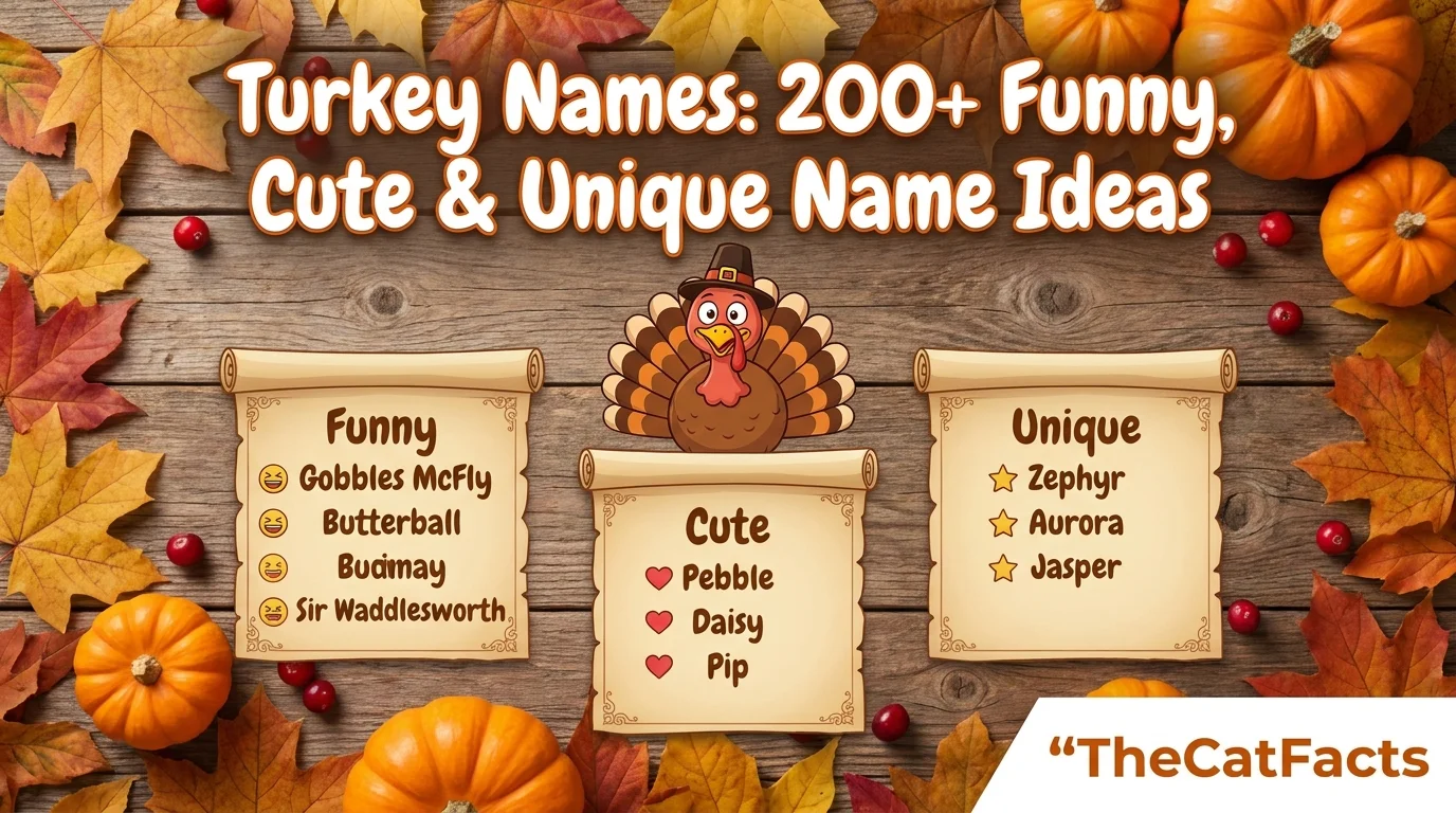 Turkey Names: 200+ Funny, Cute & Unique Name Ideas